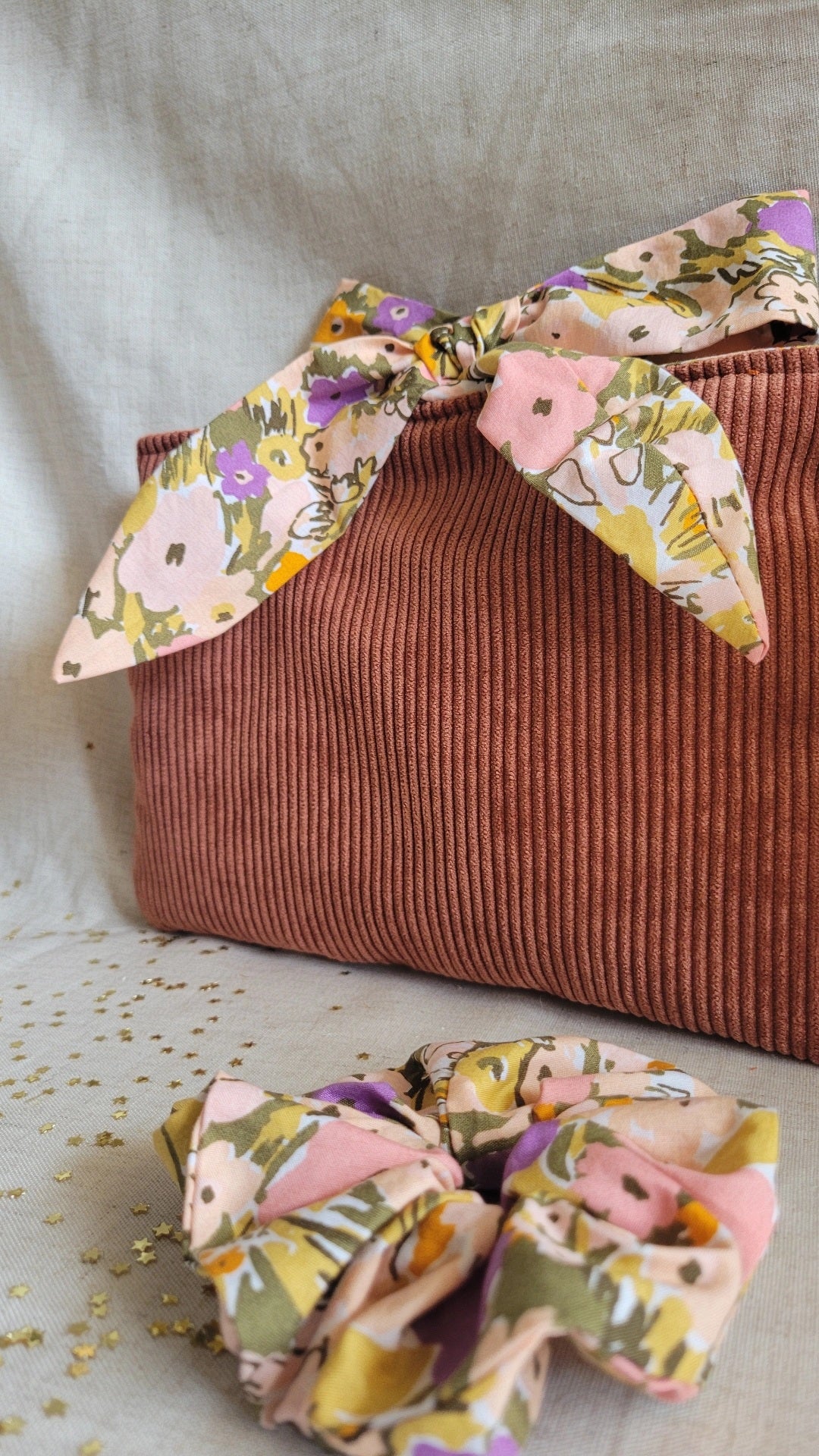 Pochette à livres de poche - fermeture ruban