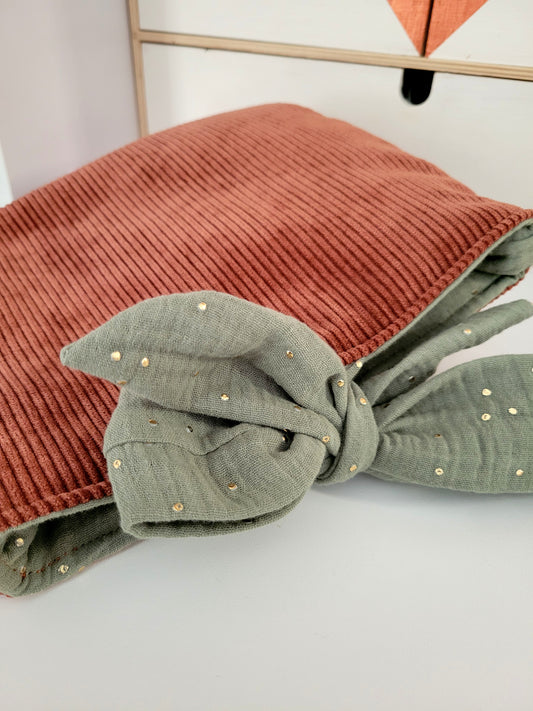 Pochette à livres Broché - fermeture ruban