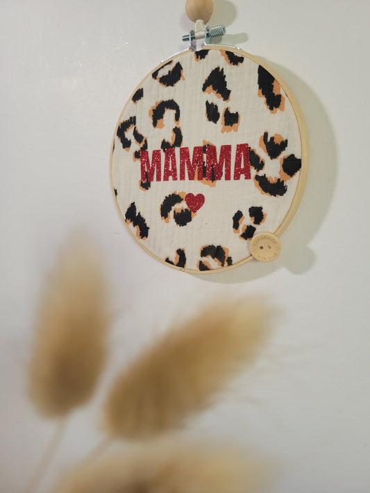 Tambour décoratif personnalisé - Mamma graou