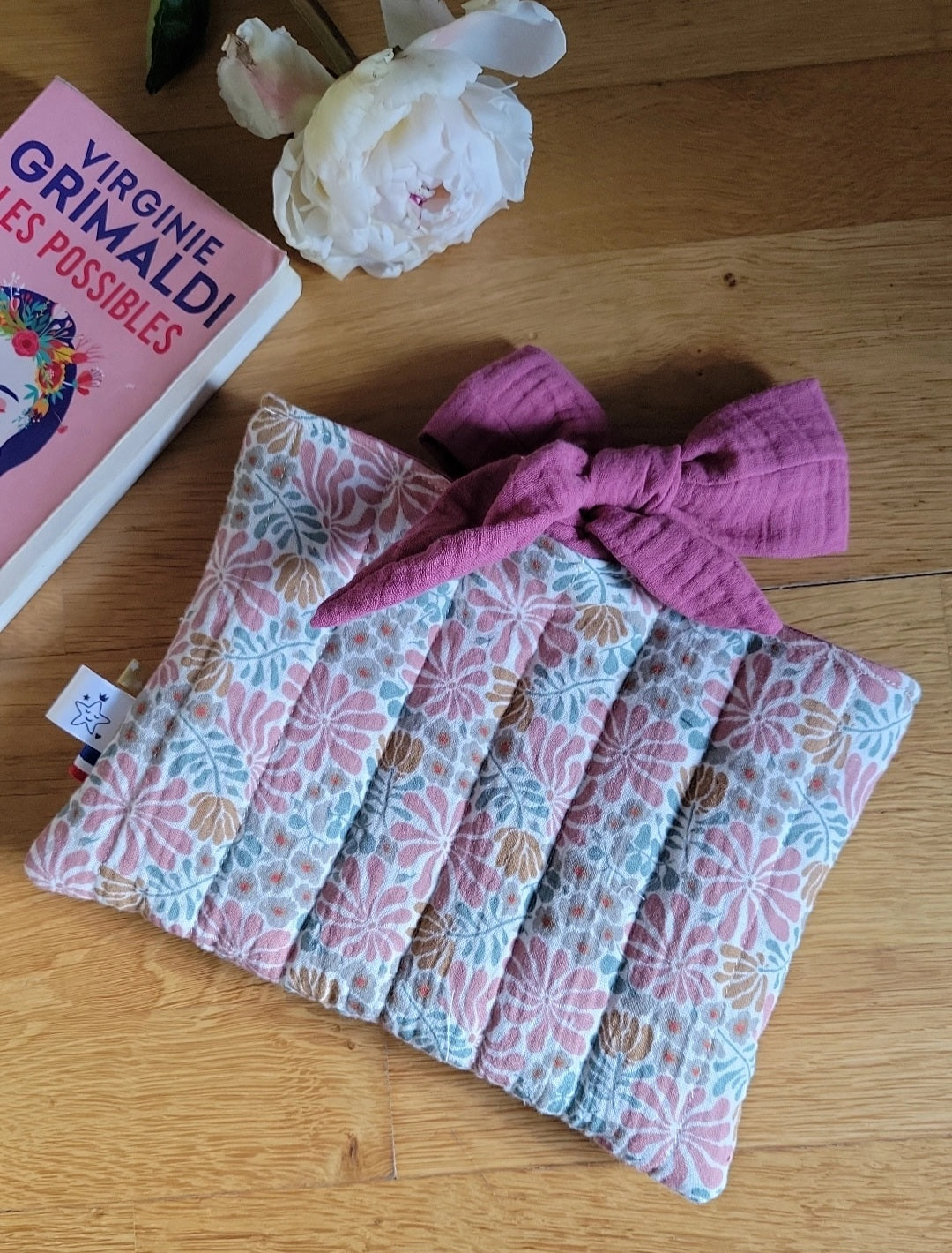 Pochette à livres de poche - fermeture ruban
