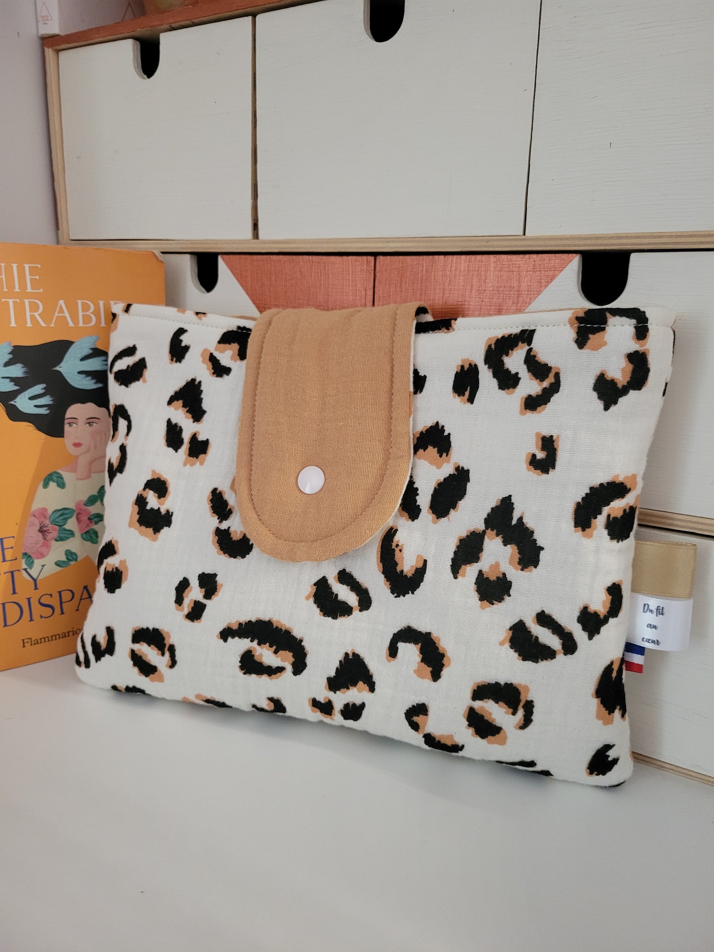 Pochette à livres Broché - fermeture pression