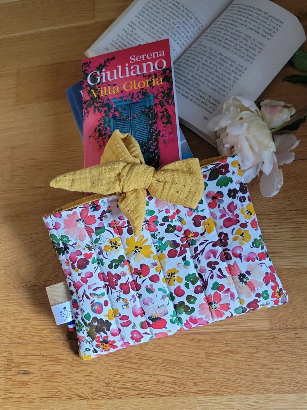 Pochette à livres de poche - fermeture ruban