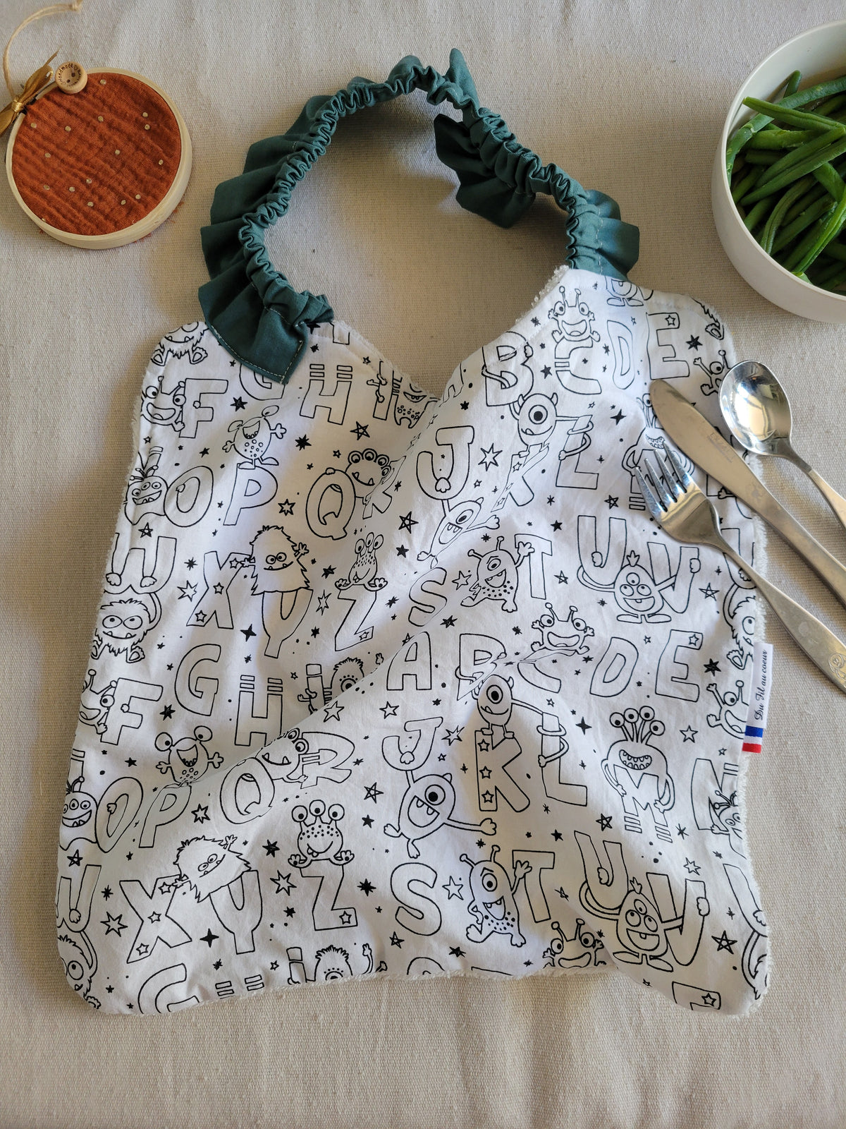 Serviette enfant maternelle