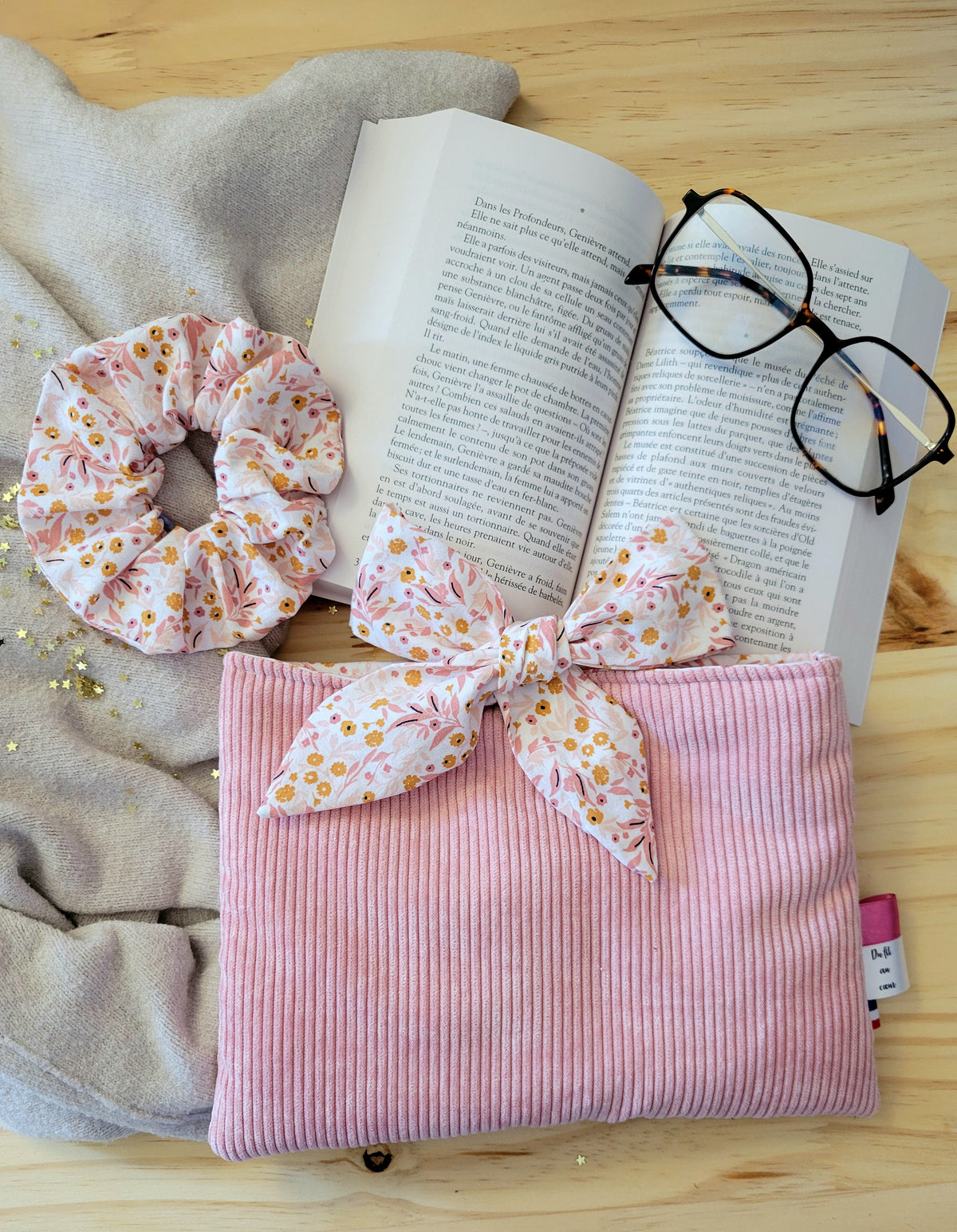 Pochette à livres de poche - Collection octobre en rose